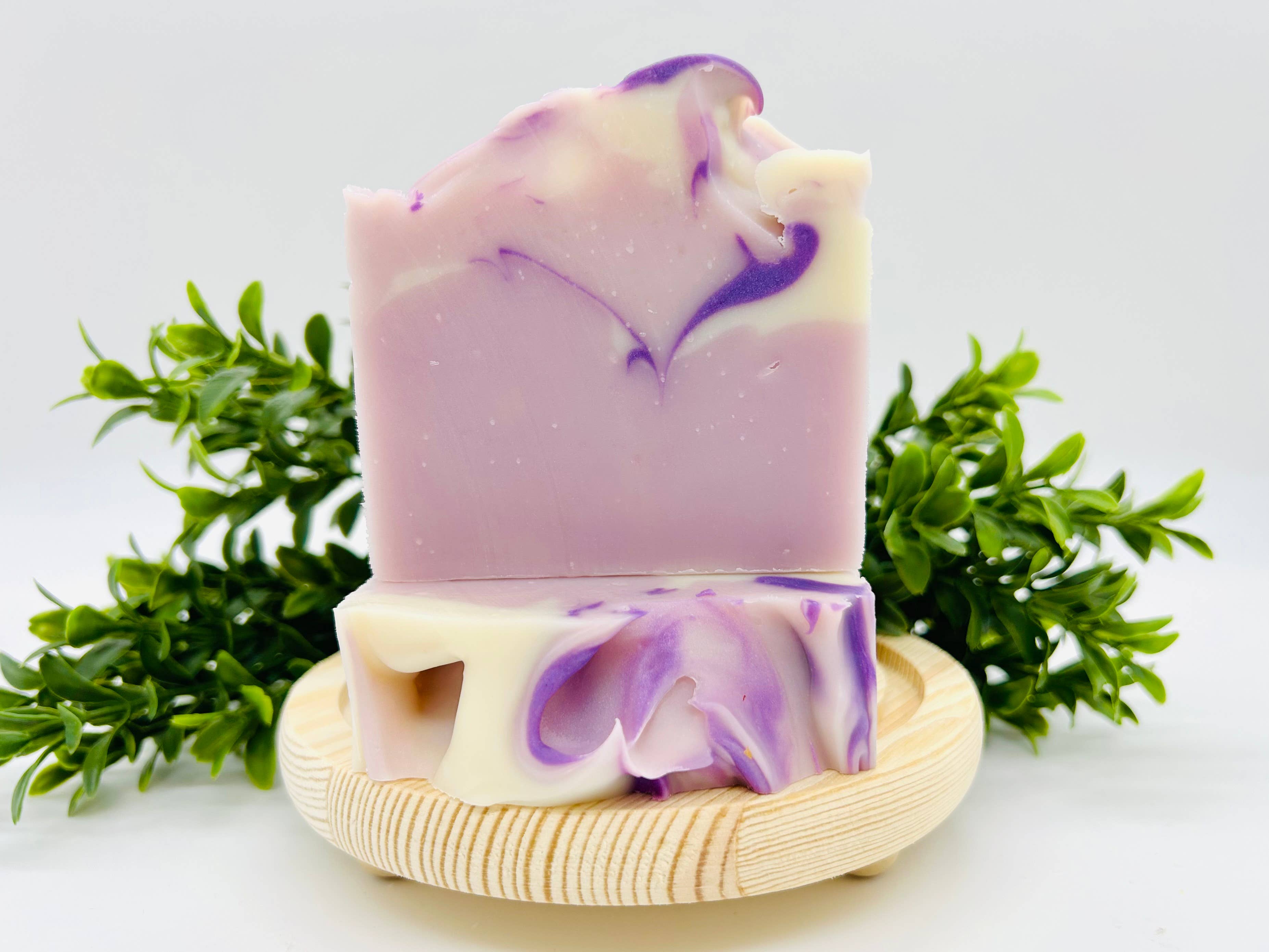 Lilac Bloom Handmade Soap Bar VEGAN COLD PROCESS Spring
