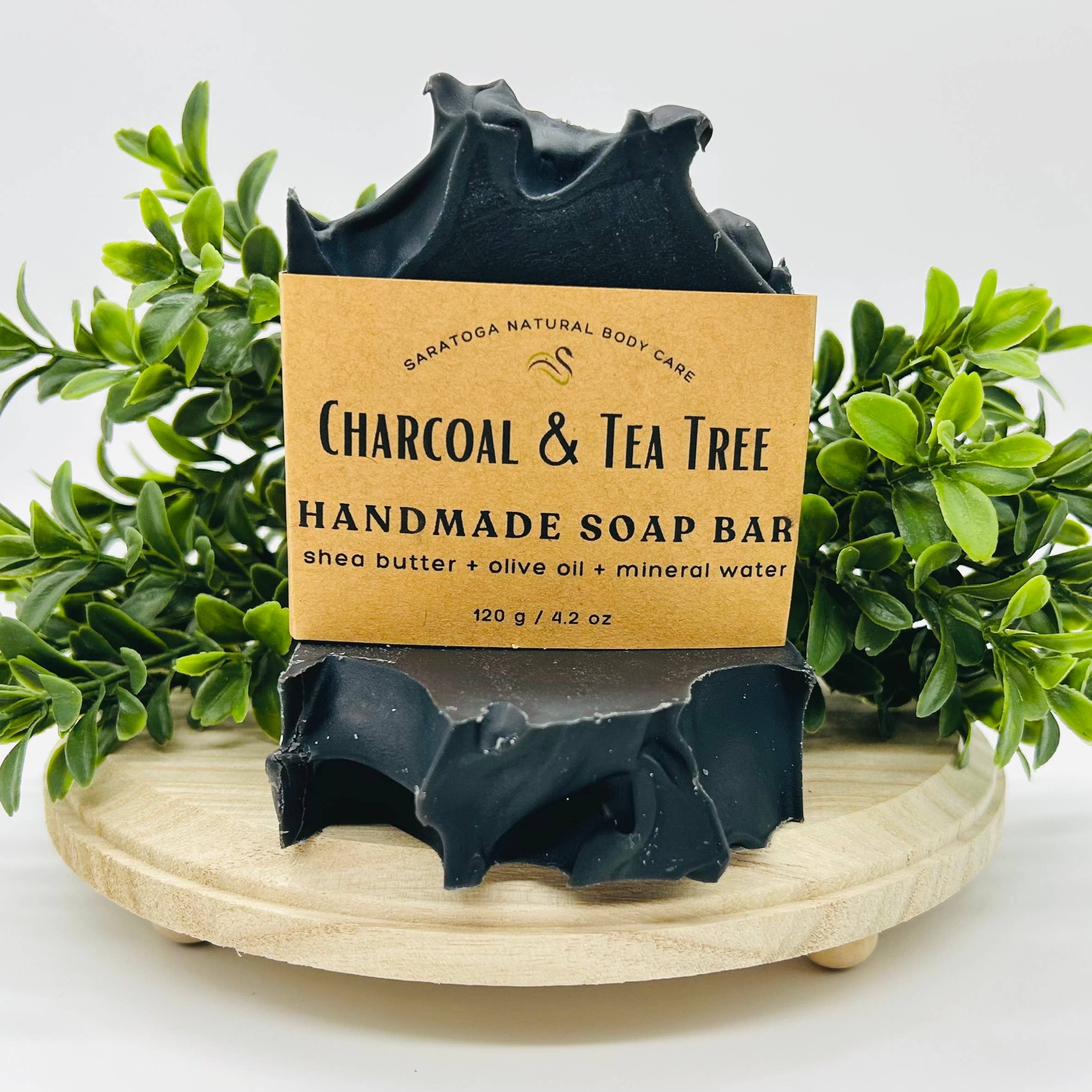 Charcoal Tea Tree Handmade Soap