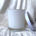 White Candle Jar