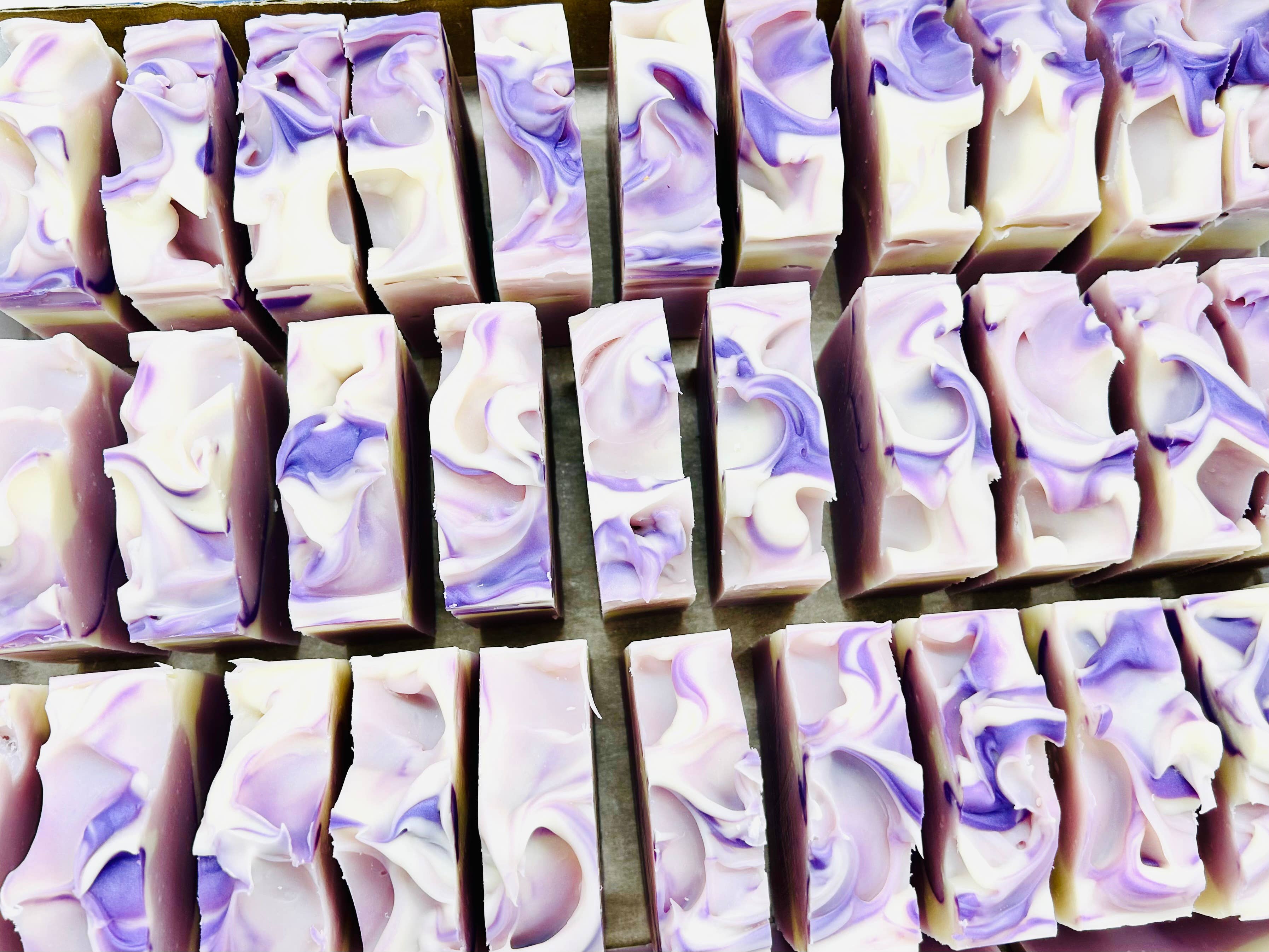 Lilac Bloom Handmade Soap Bar VEGAN COLD PROCESS Spring