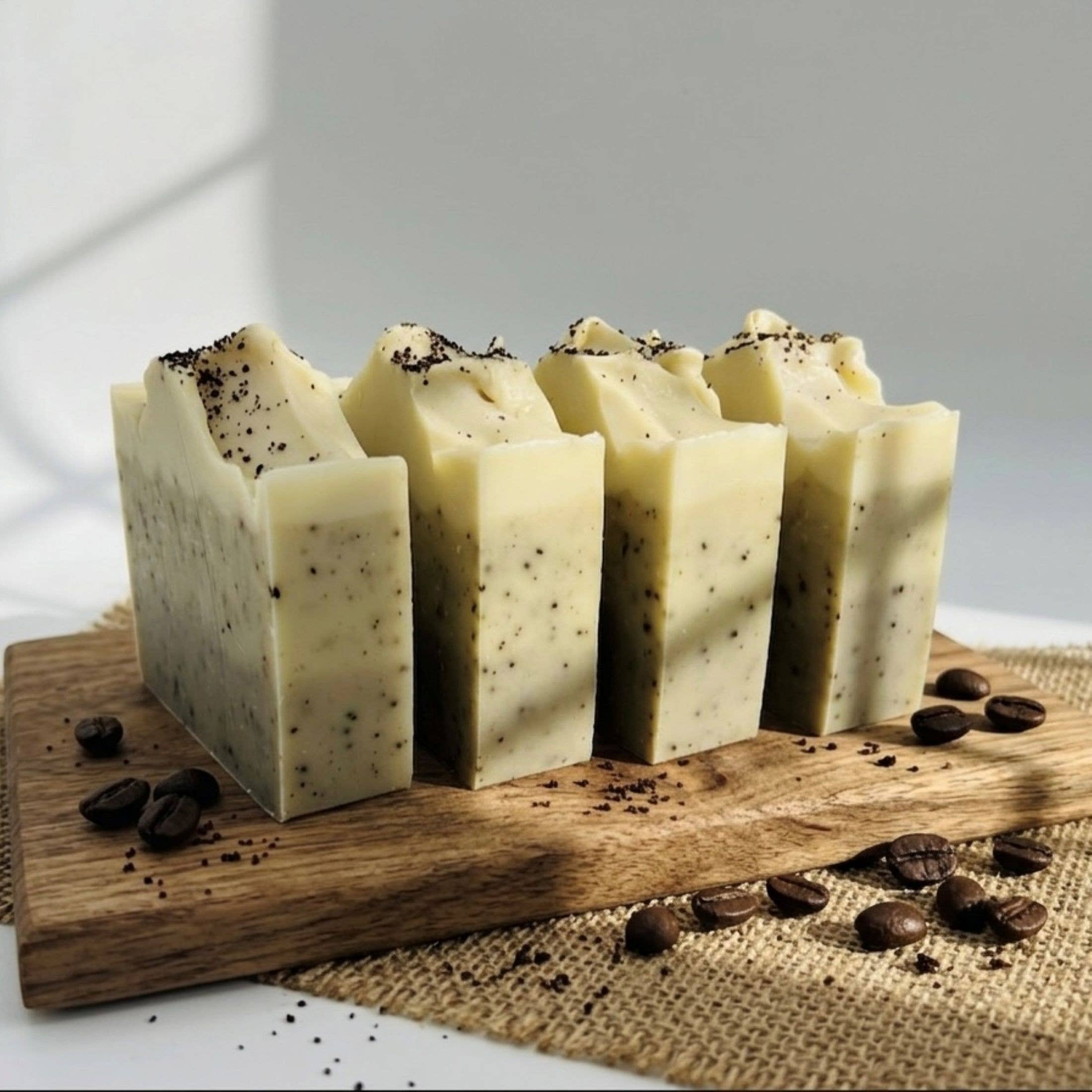 Creamy Mocha Handmade Coffee Soap Bar VEGAN COLD PROCESS